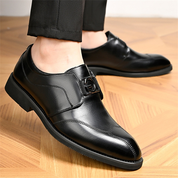 Men's Genuine Leather Soft Bottom Non-slip Casual Business Shoes