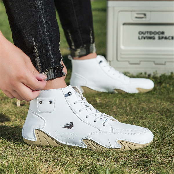 Men's genuine leather soft-soled non-slip outdoor casual shoes