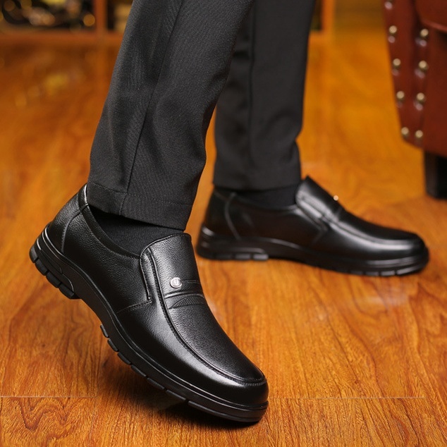 Men's Genuine Leather Fashion Casual Loafers-MENSZONES