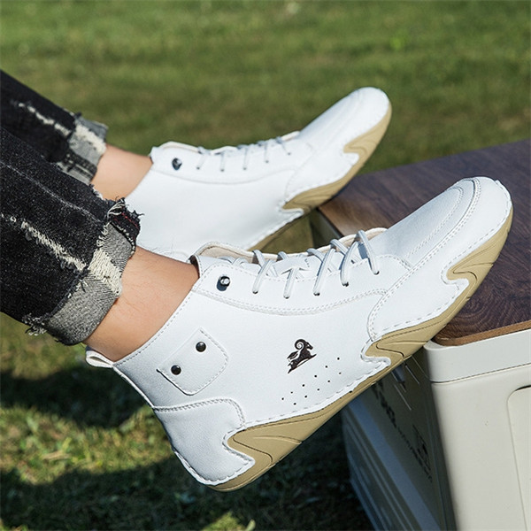 Men's genuine leather soft-soled non-slip outdoor casual shoes