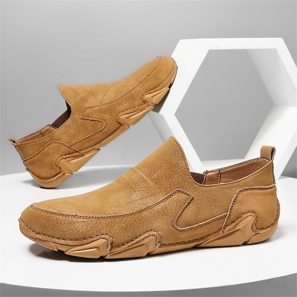 Men's genuine leather soft-soled casual loafers
