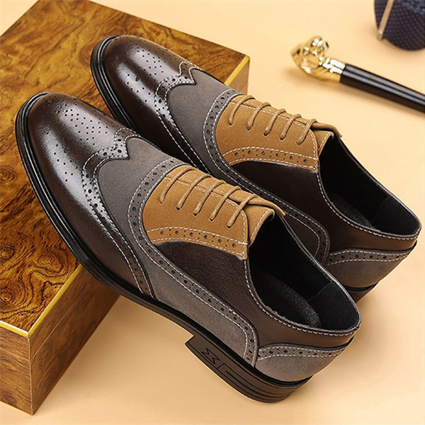 Men’s Genuine Leather Loafers | Slip-On Business Casual Shoes
