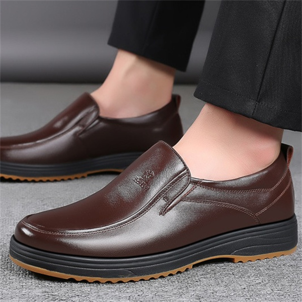 Men's Genuine Leather Loafers - Arch Support Ergonomic & Comfortable-MENSZONES