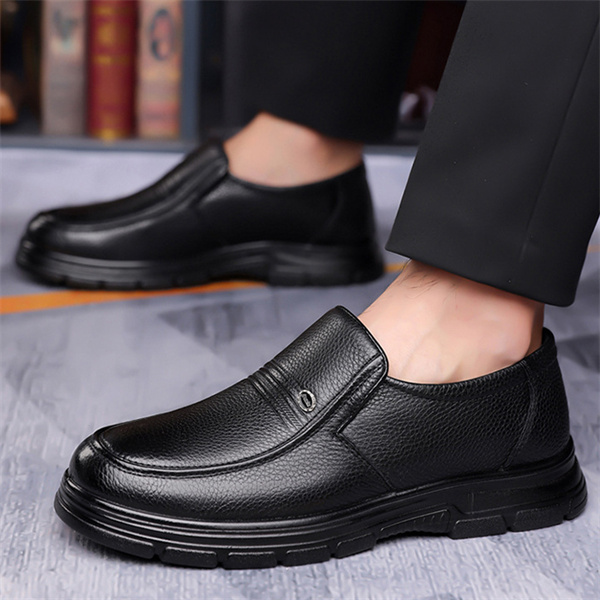 Premium Leather Men's Loafer | Handmade Slip-On Dress Shoes for Men | Genuine Leather Casual Shoes for Party Prom Wedding-MENSZONES