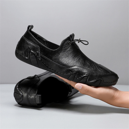 Men's genuine leather non-slip soft sole casual loafers