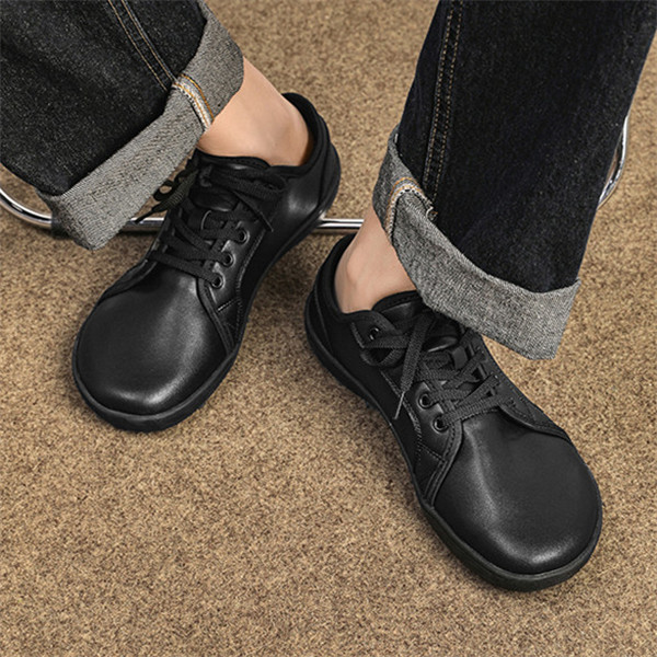 Men's genuine leather light soft sole casual shoes-MENSZONES