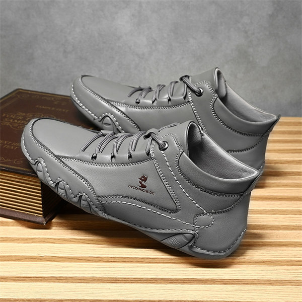 Men's Genuine Leather Non-slip Waterproof Casual Fashion Chucka Boots