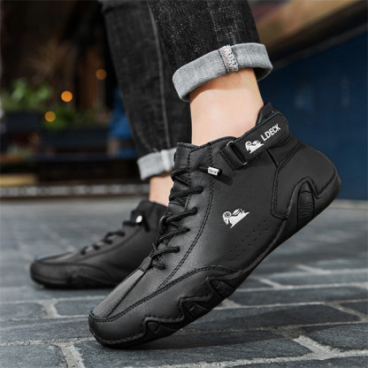 Men's genuine leather non-slip soft sole leisure travel outdoor shoes