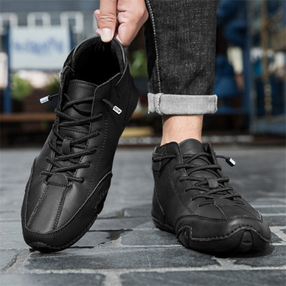 Men's genuine leather non-slip soft sole leisure travel outdoor shoes