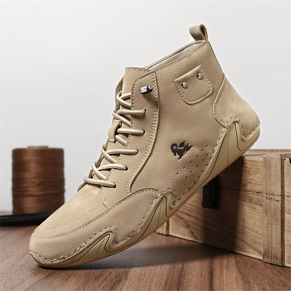 Men's genuine leather soft-soled non-slip outdoor casual shoes