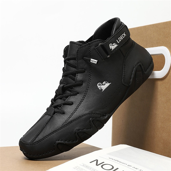 Men's genuine leather non-slip soft sole leisure travel outdoor shoes