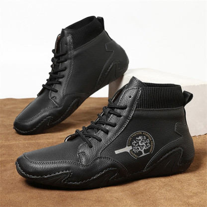 Men's genuine leather soft-soled non-slip casual outdoor travel shoes