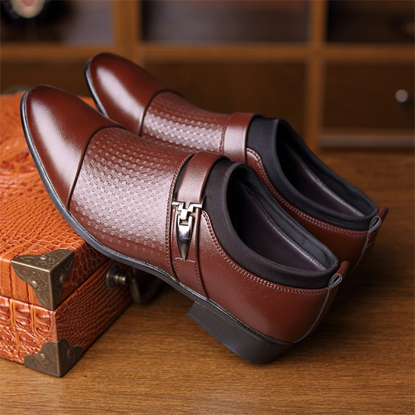 Men's Genuine Leather Soft-soled Fashion Business Shoes