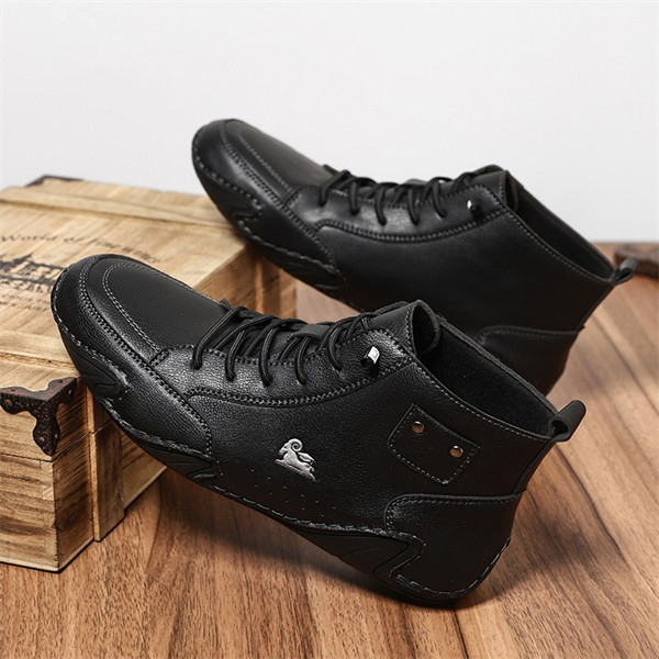 Men's genuine leather soft-soled non-slip outdoor casual shoes
