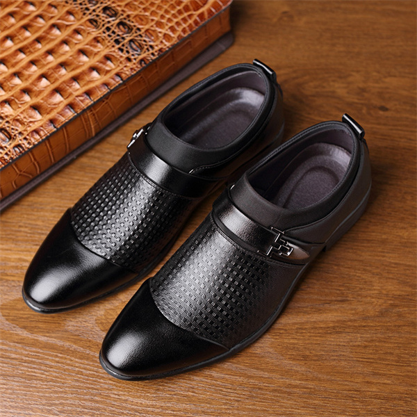 Men's Genuine Leather Soft-soled Fashion Business Shoes