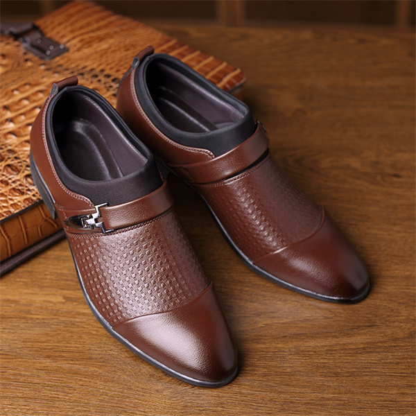 Men's Genuine Leather Soft-soled Fashion Business Shoes