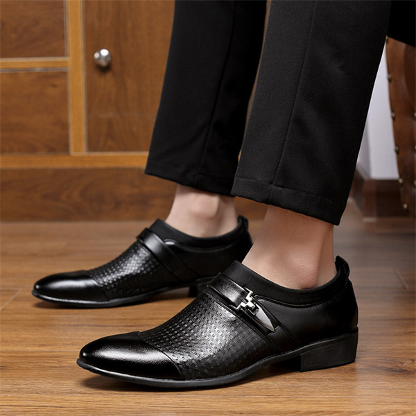 Men's Genuine Leather Soft-soled Fashion Business Shoes