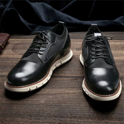 Men's Genuine Leather Soft Sole Light Casual Shoes-MENSZONES
