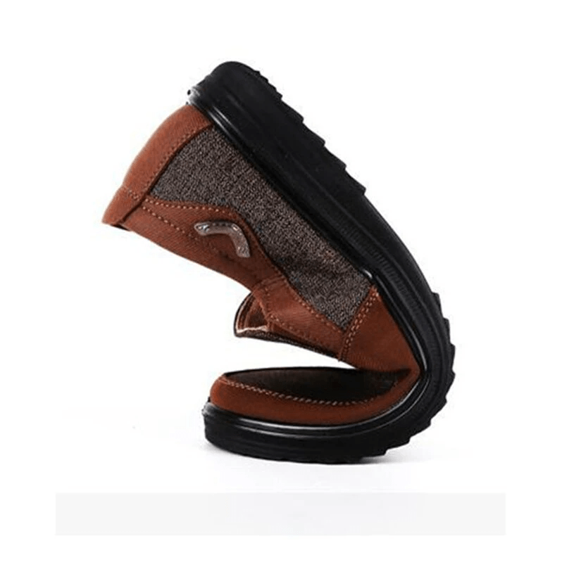 Men's Casual Lightweight Comfy Breathable Flat Slip On Loafers-MENSZONES