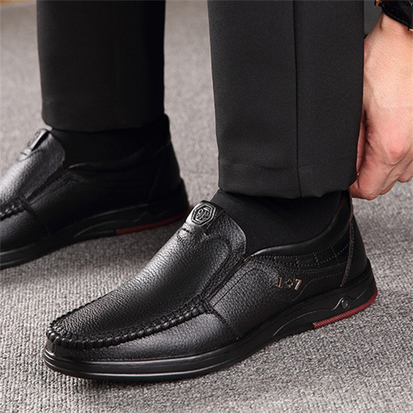 Men's Genuine Leather Loafers - Arch Support Ergonomic & Comfortable-MENSZONES