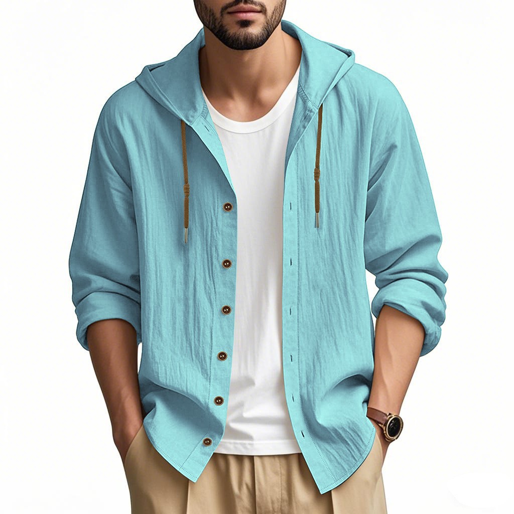 Men's Casual Linen Shirt