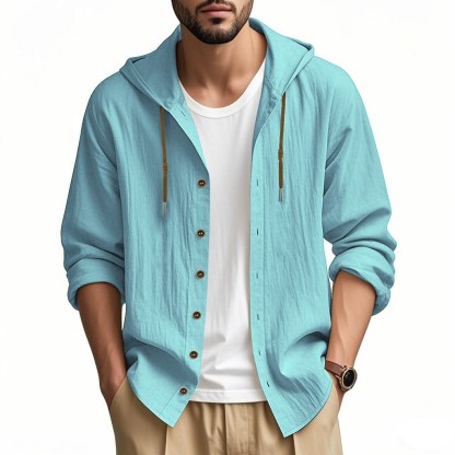 Men's Casual Linen Shirt
