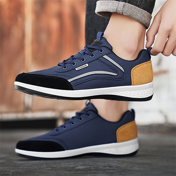 Men's genuine leather non-slip waterproof soft sole casual loafers