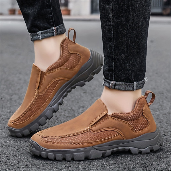 Men's Comfy Casual Non-Slip Orthopedic Slip-On Walking Shoes-MENSZONES