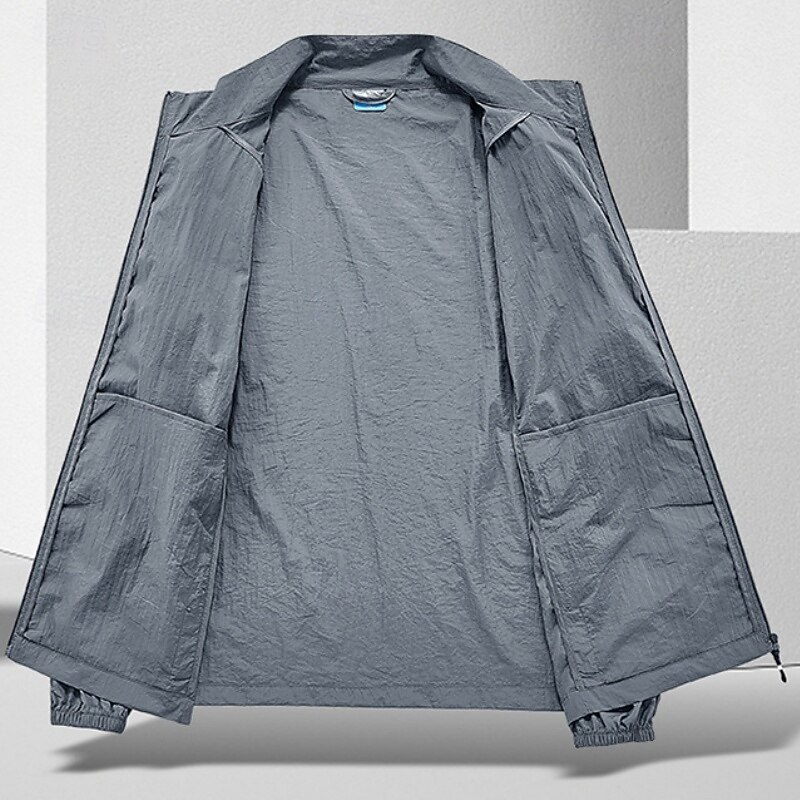 Men's lightweight jacket, outdoor casual, portable, UV protection