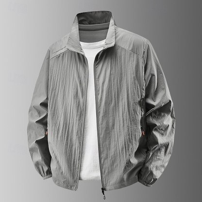 Men's lightweight jacket, outdoor casual, portable, UV protection