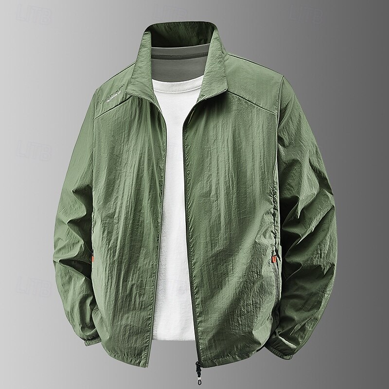 Men's lightweight jacket, outdoor casual, portable, UV protection