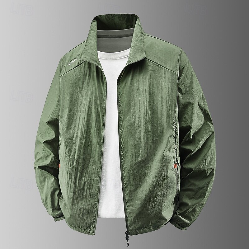 Men's lightweight jacket, outdoor casual, portable, UV protection