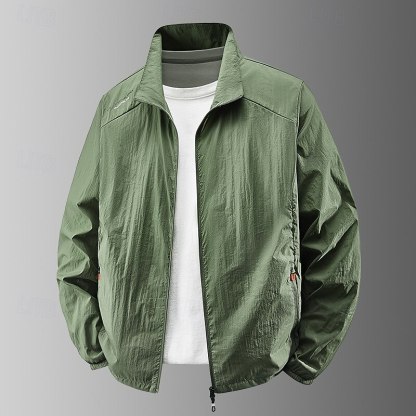 Men's lightweight jacket, outdoor casual, portable, UV protection