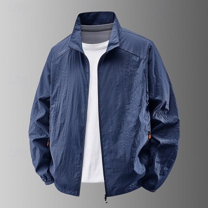 Men's lightweight jacket, outdoor casual, portable, UV protection