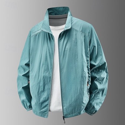 Men's lightweight jacket, outdoor casual, portable, UV protection