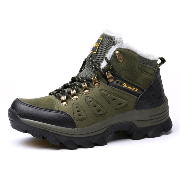 Men's Suede Waterproof Hiking Boots-MENSZONES