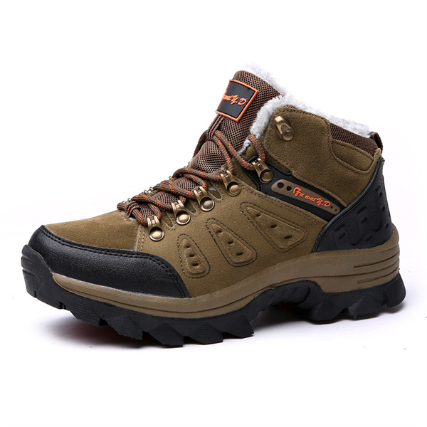 Men's Suede Waterproof Hiking Boots-MENSZONES