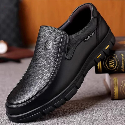 Premium Leather Men's Loafer | Handmade Slip-On Dress Shoes for Men | Genuine Leather Casual Shoes for Party Prom Wedding-MENSZONES