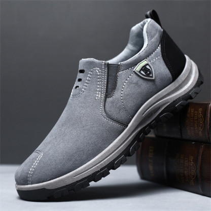 Men's leather comfortable outdoor casual shoes-MENSZONES