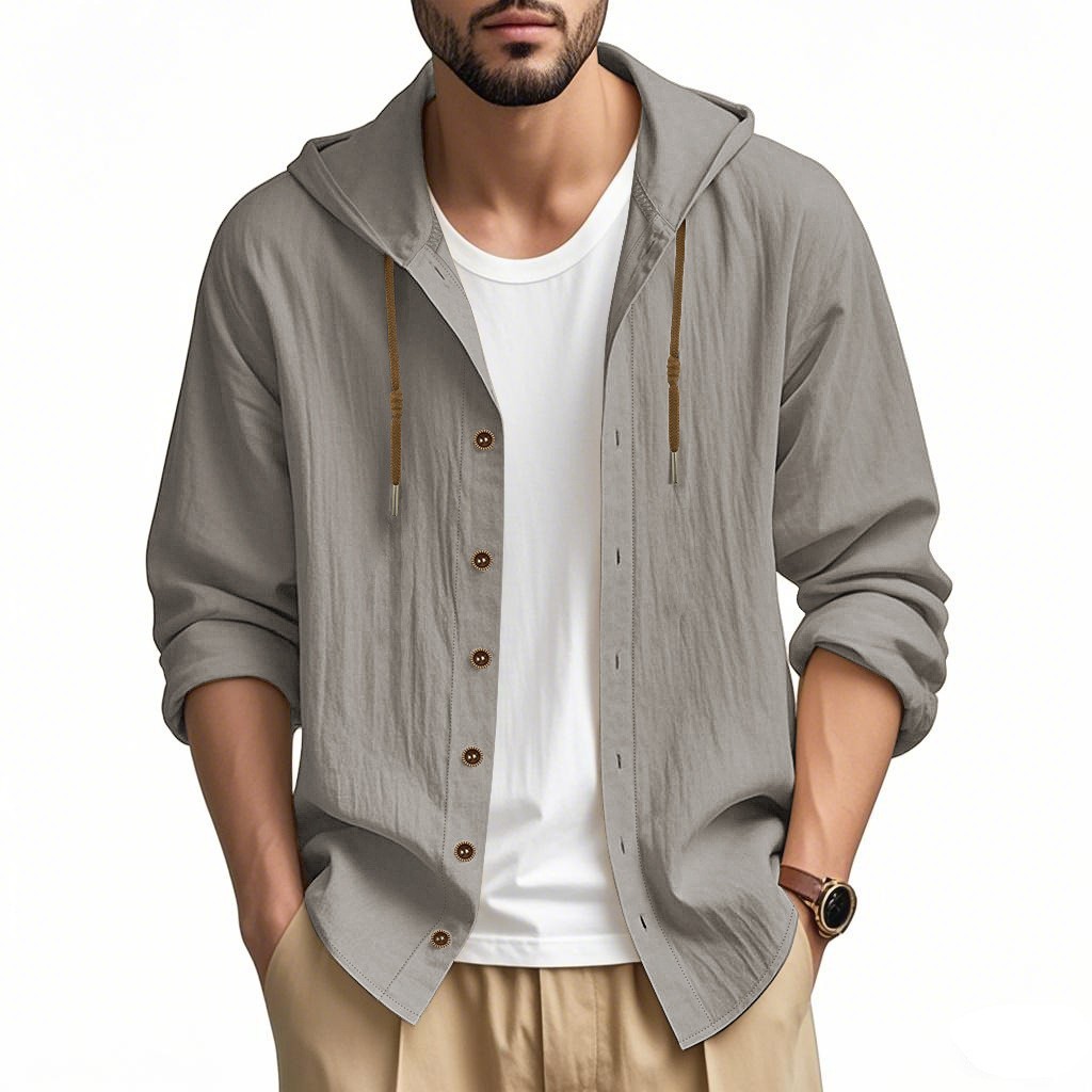 Men's Casual Linen Shirt