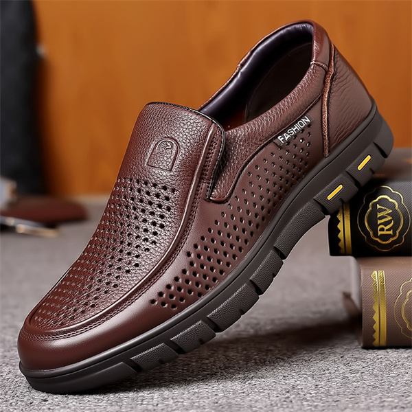Premium Leather Men's Loafer | Handmade Slip-On Dress Shoes for Men | Genuine Leather Casual Shoes for Party Prom Wedding