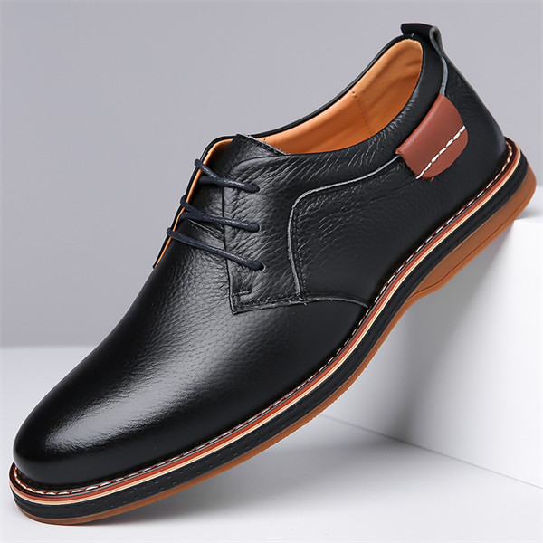 Men's genuine leather soft sole non-slip comfortable casual business shoes