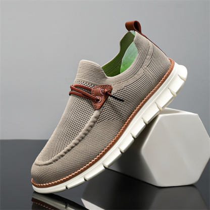 Men's lightweight breathable slip-on fashionable casual loafers