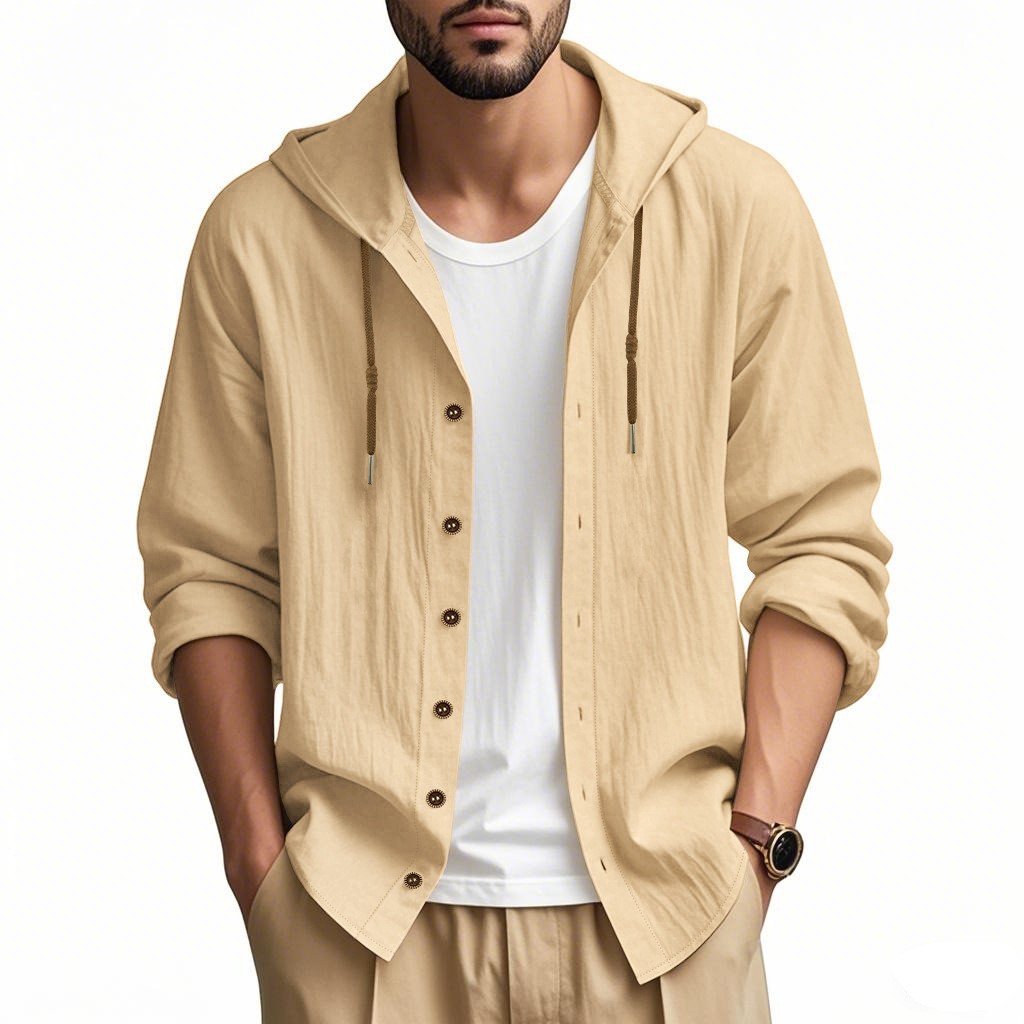 Men's Casual Linen Shirt