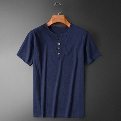 Men's Linen Casual Shirt