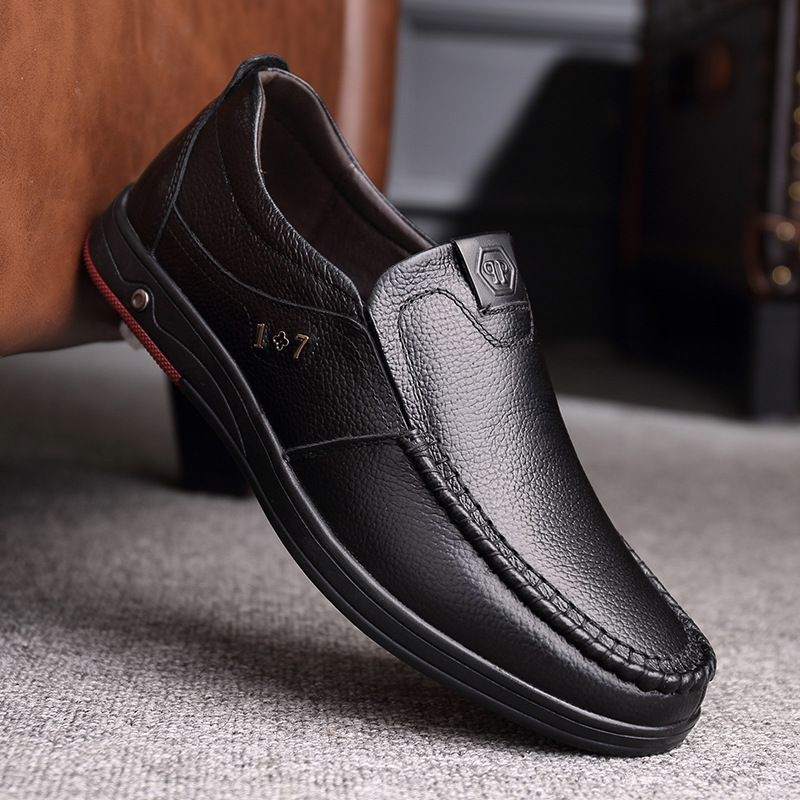 Men's Genuine Leather Loafers - Arch Support Ergonomic & Comfortable-MENSZONES