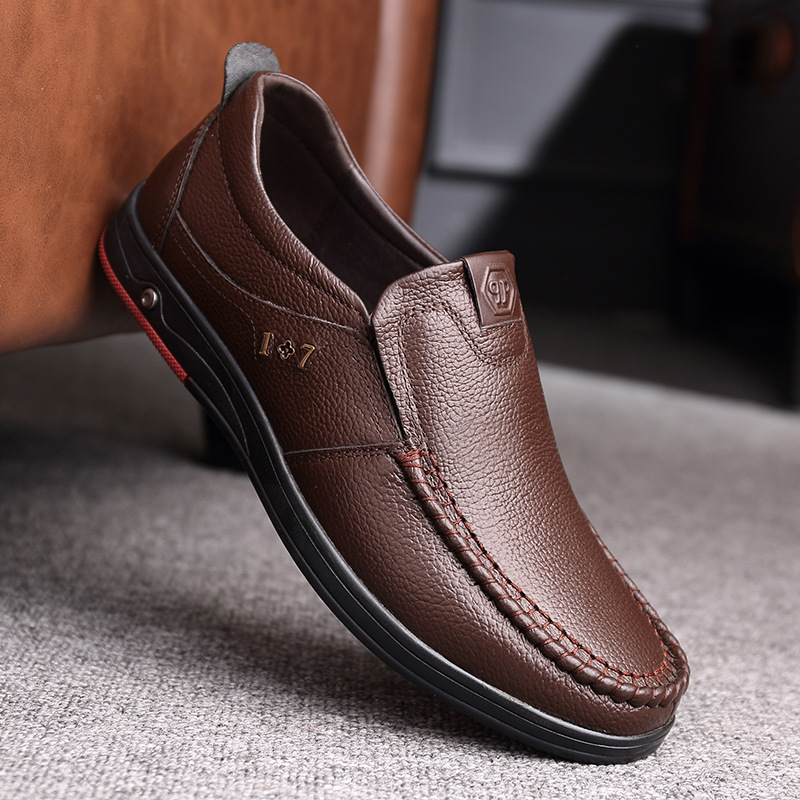 Men's Genuine Leather Loafers - Arch Support Ergonomic & Comfortable-MENSZONES