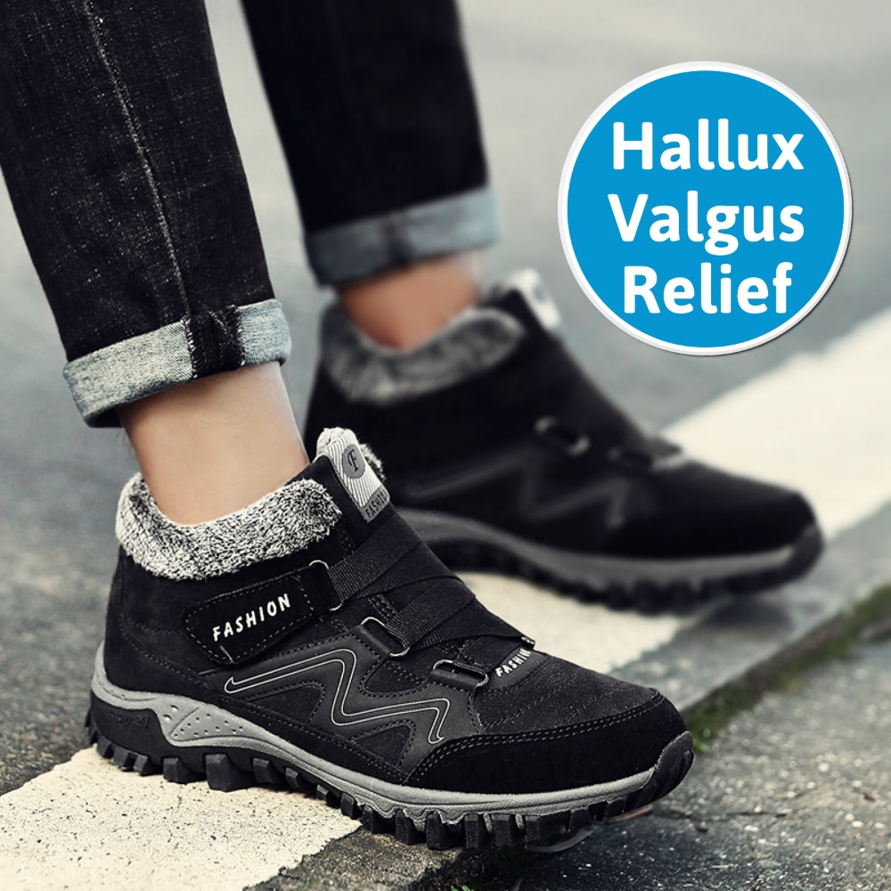 Men's Winter Boots Fleece Lined Walking Casual Outdoor Boots-MENSZONES