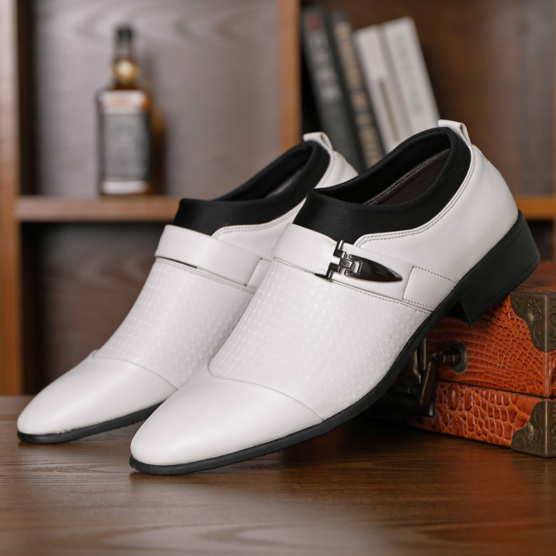 Men's Genuine Leather Soft-soled Fashion Business Shoes