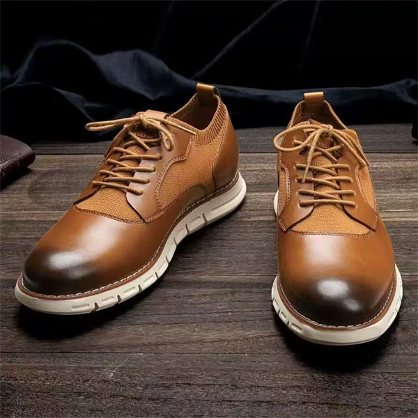 Men's Genuine Leather Soft Sole Light Casual Shoes-MENSZONES